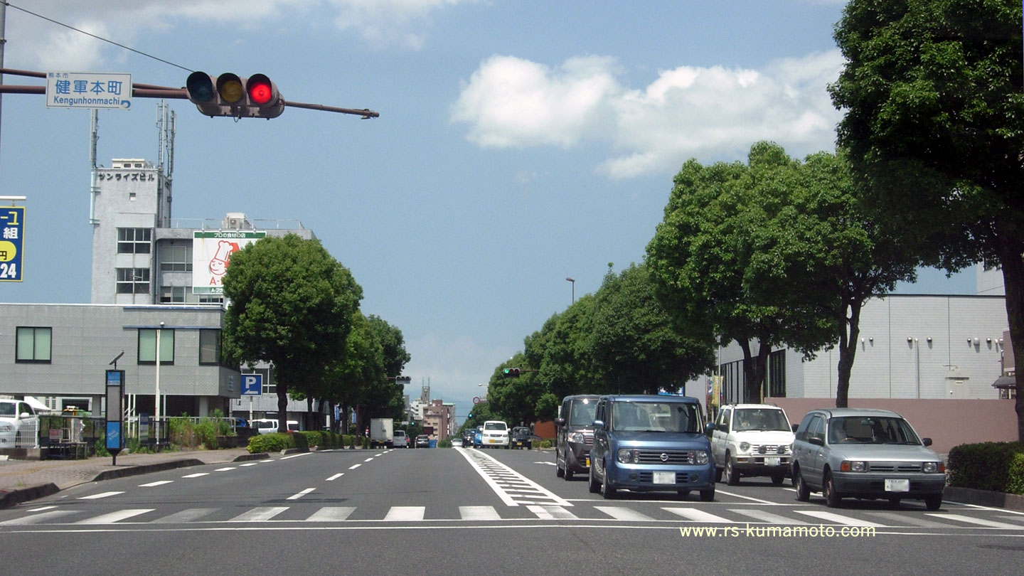 錦ヶ丘住宅前バス停付近　2012年6月撮影