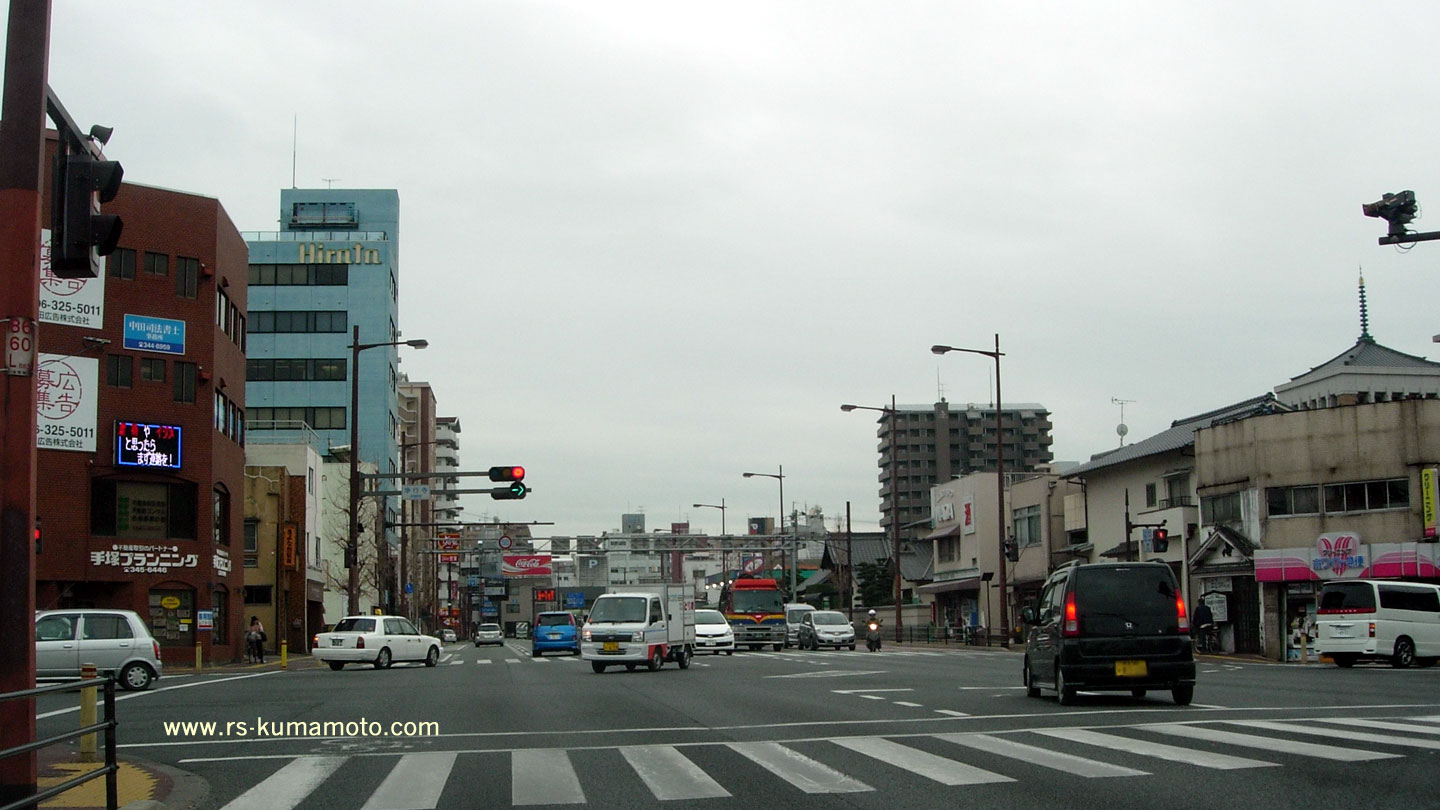 浄行寺交差点南向き方向　2011年3月撮影