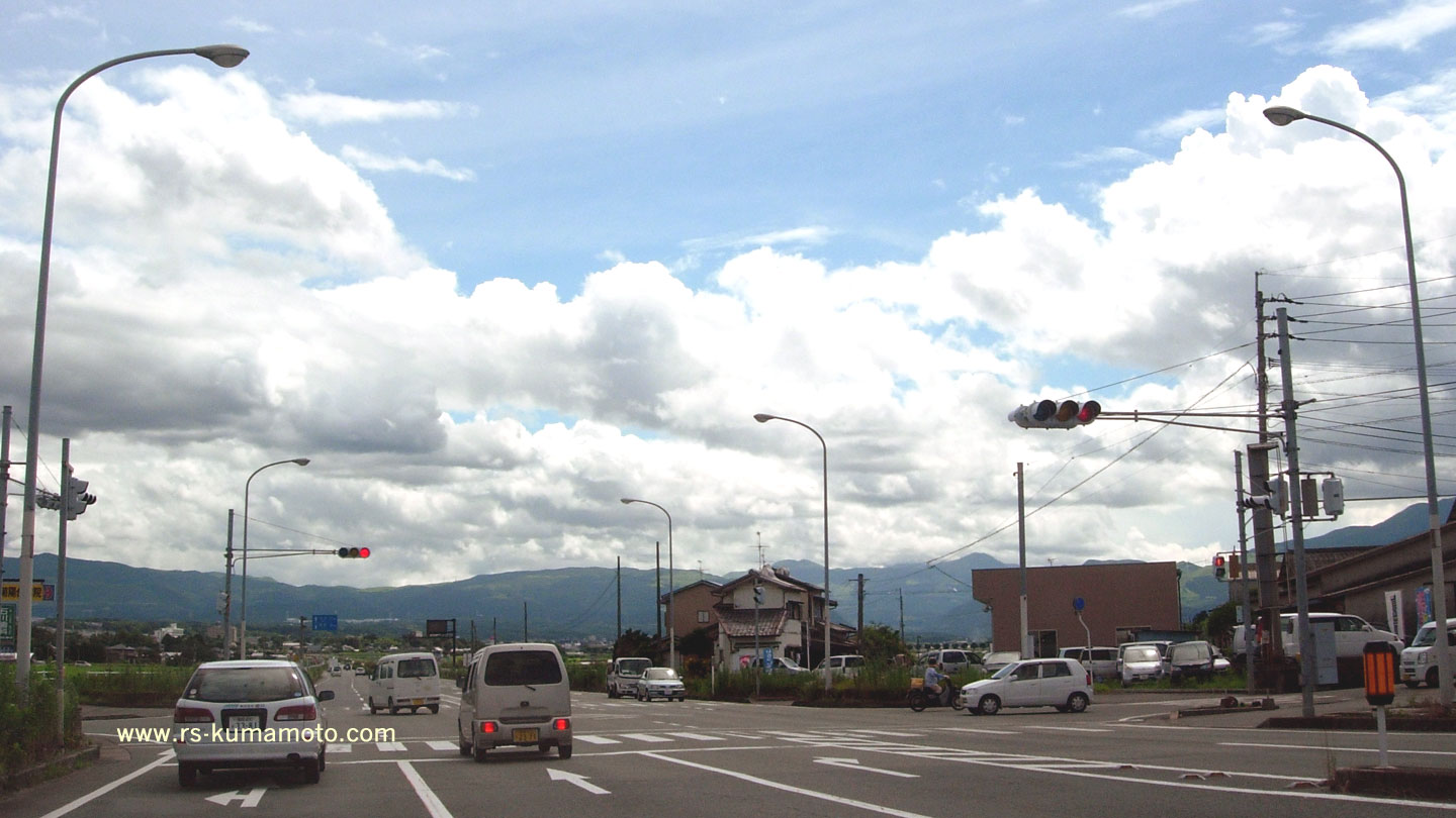 菊陽町久保田　県道209入口　2011年7月撮影