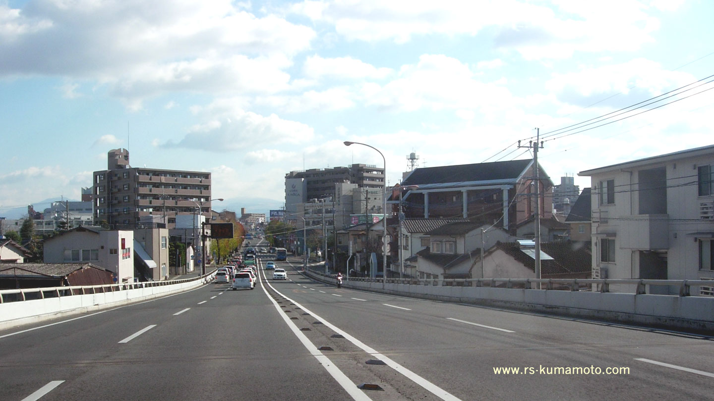 保田窪陸橋より東方向　2013年12月撮影