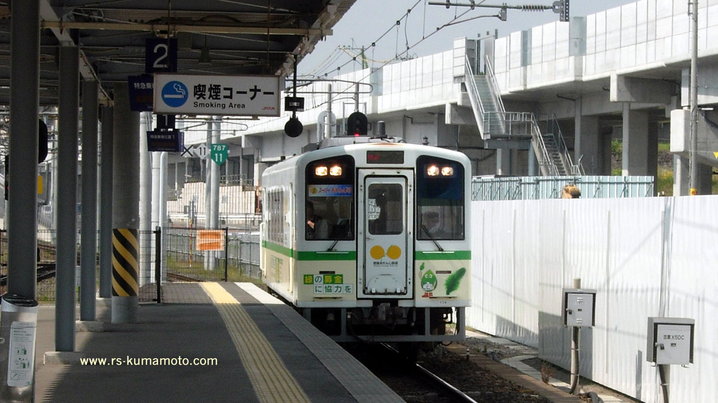 肥薩おれんじ鉄道　熊本駅乗入れ車両　2011年4月撮影